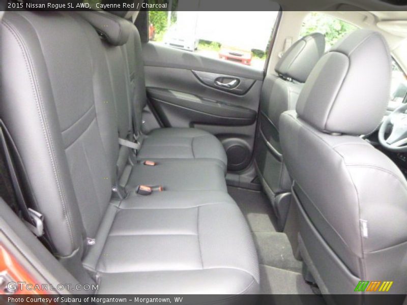 Cayenne Red / Charcoal 2015 Nissan Rogue SL AWD