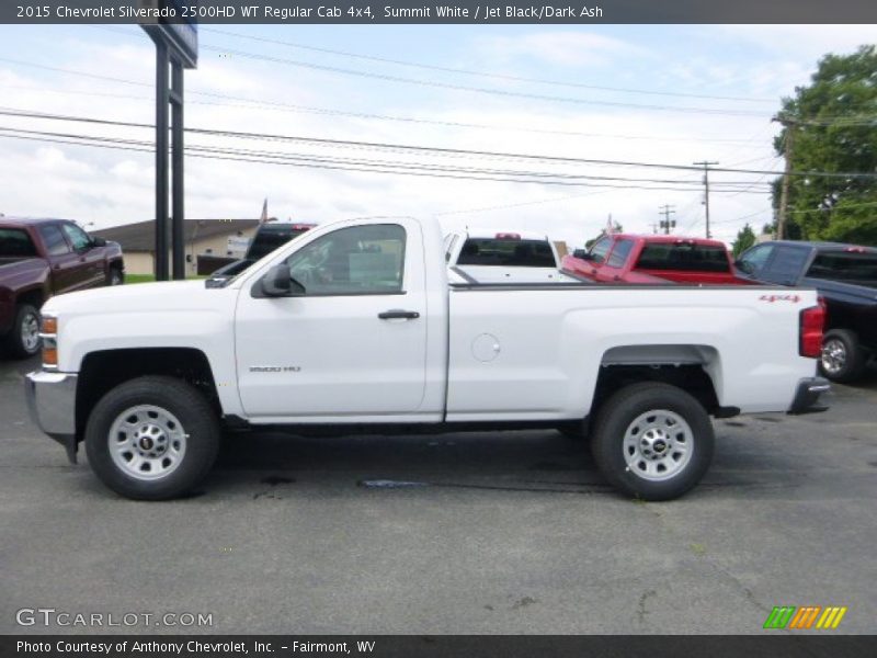 Summit White / Jet Black/Dark Ash 2015 Chevrolet Silverado 2500HD WT Regular Cab 4x4