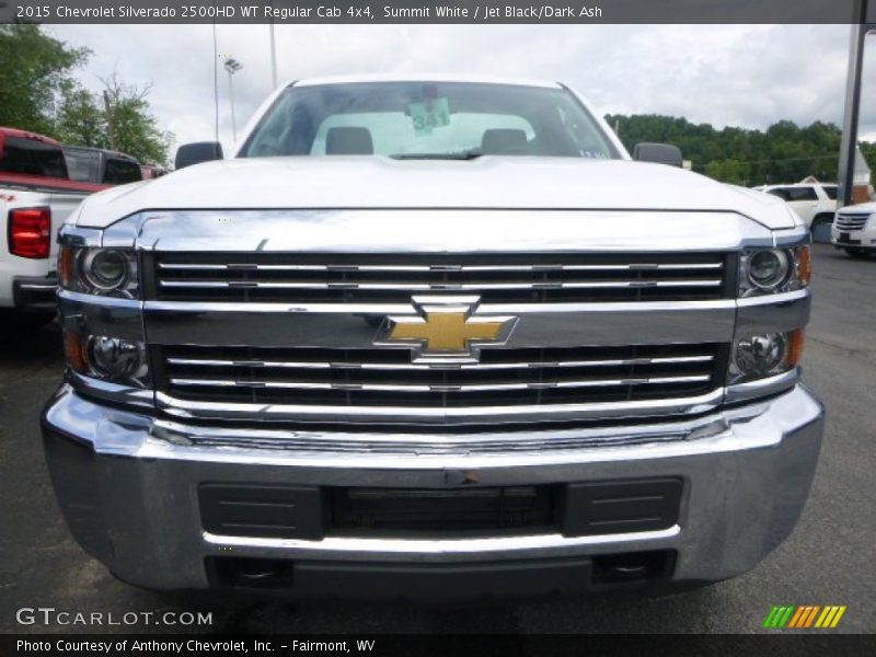 Summit White / Jet Black/Dark Ash 2015 Chevrolet Silverado 2500HD WT Regular Cab 4x4