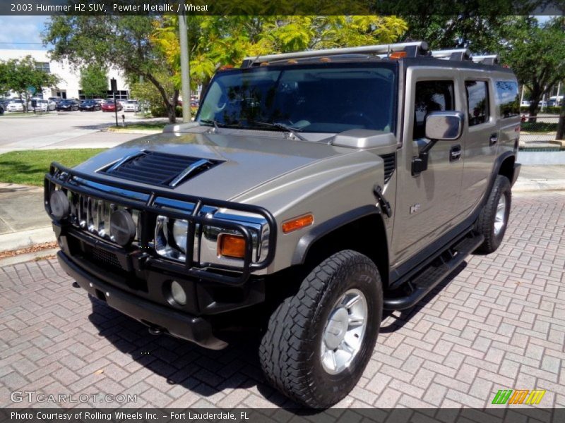 Pewter Metallic / Wheat 2003 Hummer H2 SUV