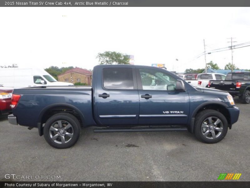 Arctic Blue Metallic / Charcoal 2015 Nissan Titan SV Crew Cab 4x4