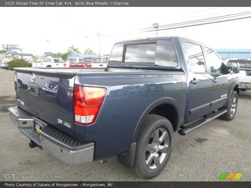 Arctic Blue Metallic / Charcoal 2015 Nissan Titan SV Crew Cab 4x4
