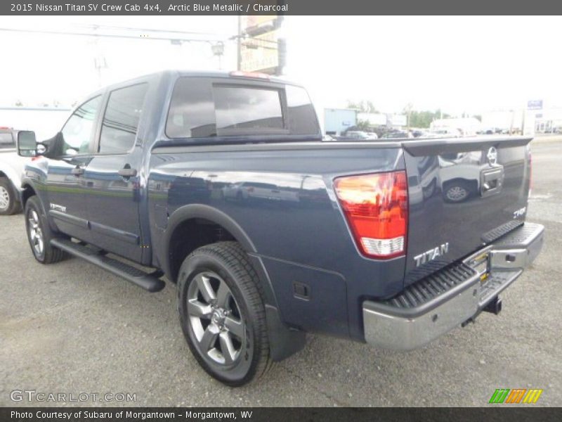 Arctic Blue Metallic / Charcoal 2015 Nissan Titan SV Crew Cab 4x4