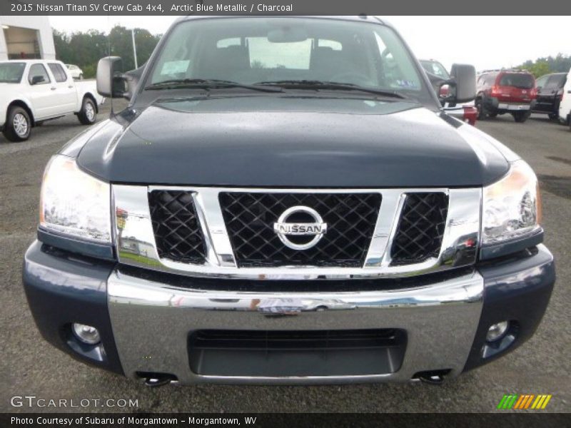 Arctic Blue Metallic / Charcoal 2015 Nissan Titan SV Crew Cab 4x4