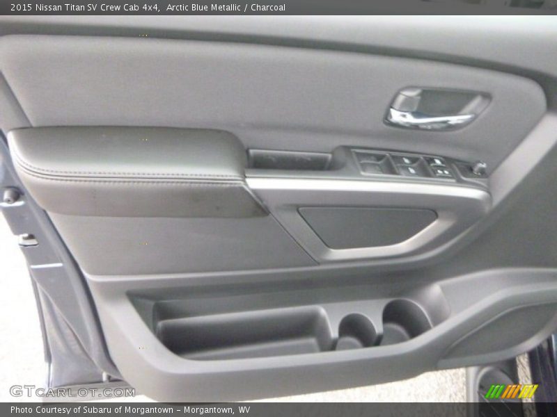 Arctic Blue Metallic / Charcoal 2015 Nissan Titan SV Crew Cab 4x4