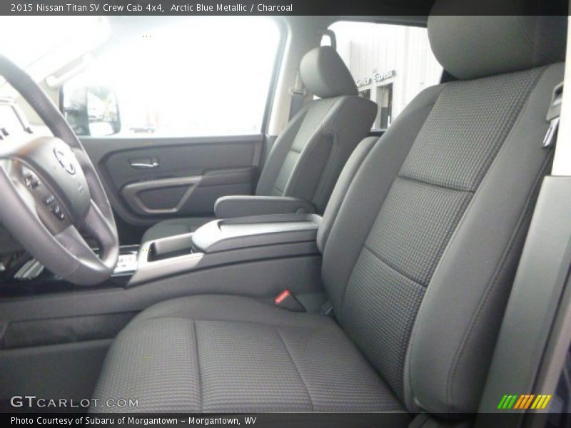 Arctic Blue Metallic / Charcoal 2015 Nissan Titan SV Crew Cab 4x4