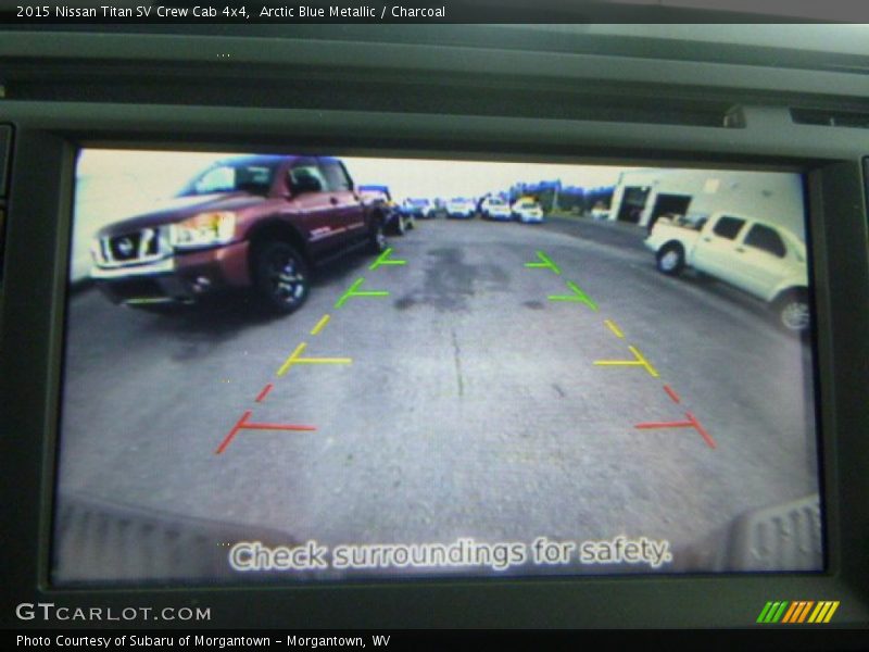 Arctic Blue Metallic / Charcoal 2015 Nissan Titan SV Crew Cab 4x4