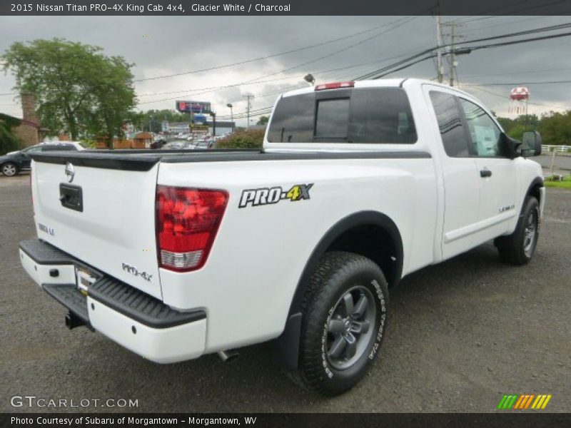 Glacier White / Charcoal 2015 Nissan Titan PRO-4X King Cab 4x4