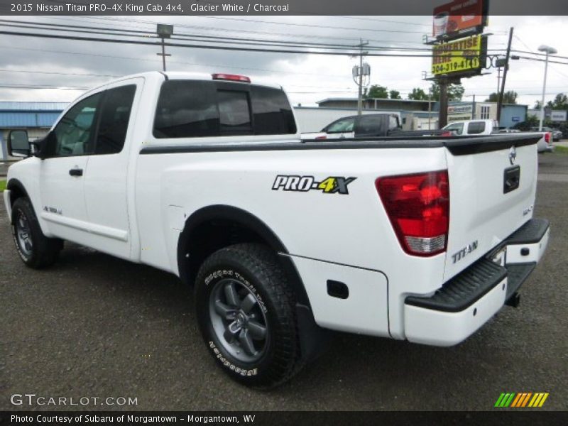 Glacier White / Charcoal 2015 Nissan Titan PRO-4X King Cab 4x4