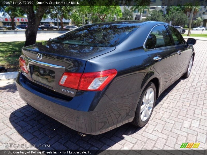 Smokey Granite Mica / Black 2007 Lexus ES 350