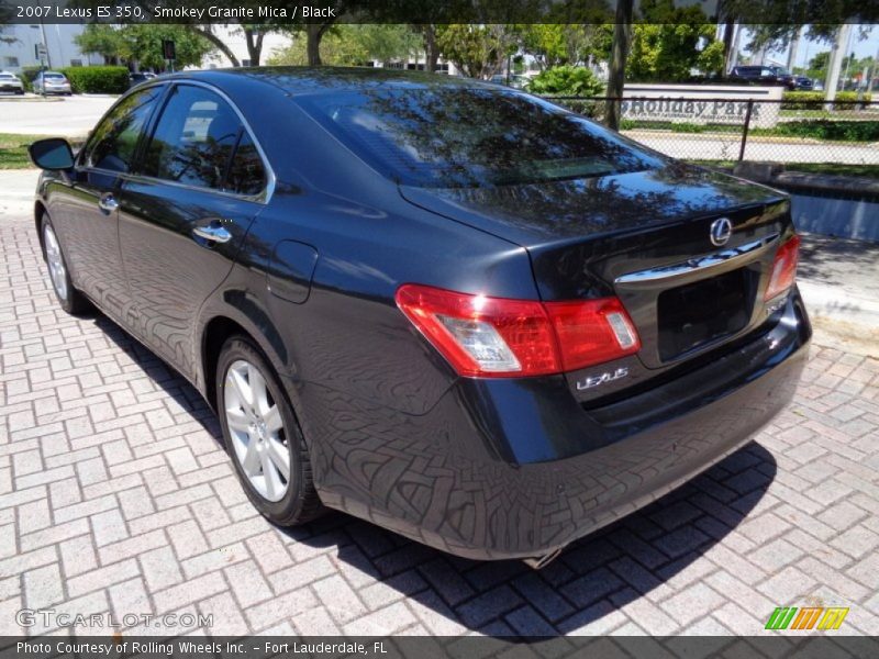 Smokey Granite Mica / Black 2007 Lexus ES 350