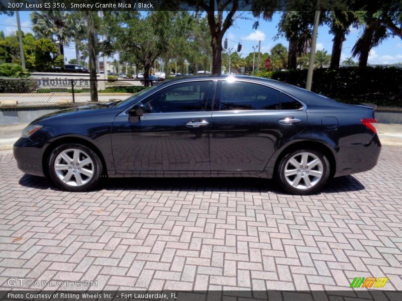 Smokey Granite Mica / Black 2007 Lexus ES 350