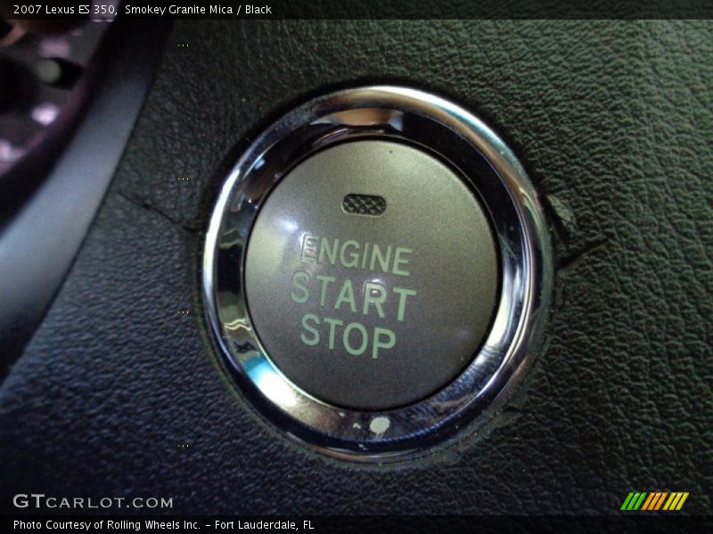 Smokey Granite Mica / Black 2007 Lexus ES 350