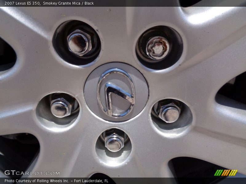 Smokey Granite Mica / Black 2007 Lexus ES 350