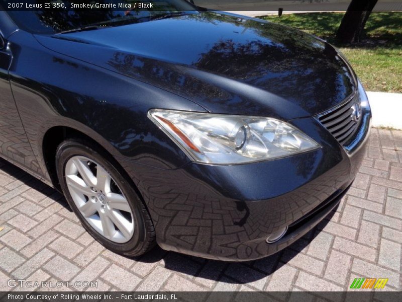 Smokey Granite Mica / Black 2007 Lexus ES 350