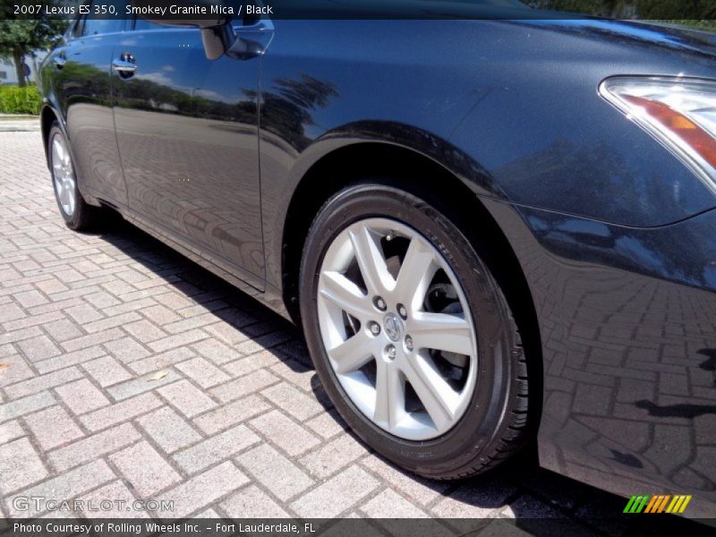 Smokey Granite Mica / Black 2007 Lexus ES 350