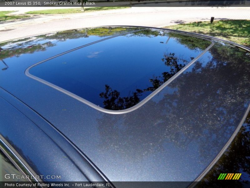 Smokey Granite Mica / Black 2007 Lexus ES 350