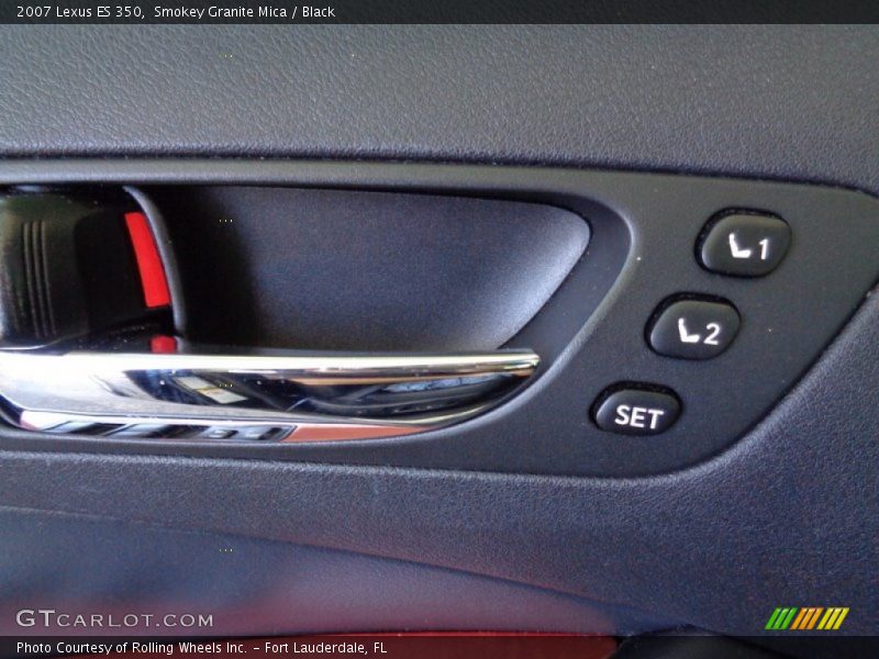 Smokey Granite Mica / Black 2007 Lexus ES 350