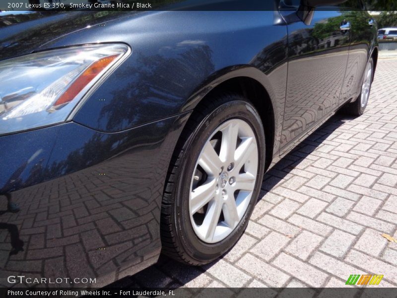 Smokey Granite Mica / Black 2007 Lexus ES 350