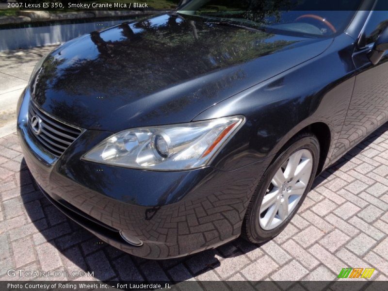 Smokey Granite Mica / Black 2007 Lexus ES 350