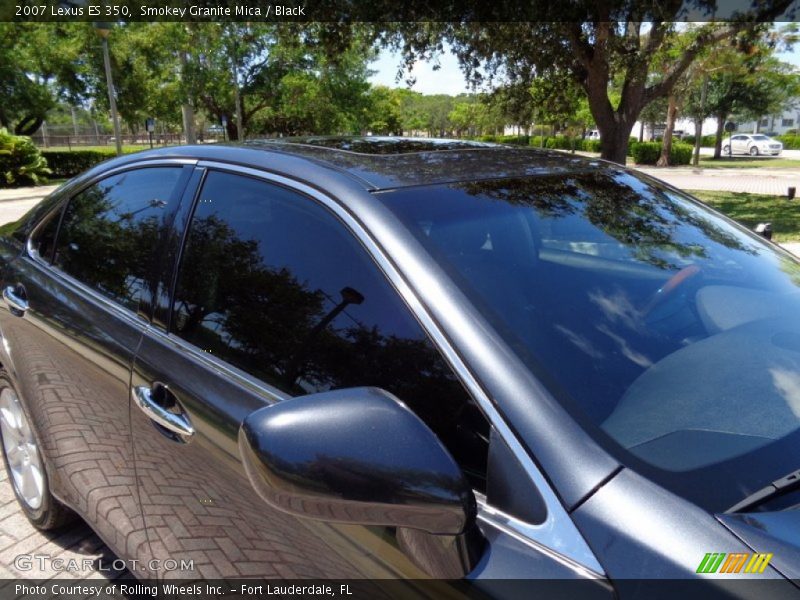 Smokey Granite Mica / Black 2007 Lexus ES 350