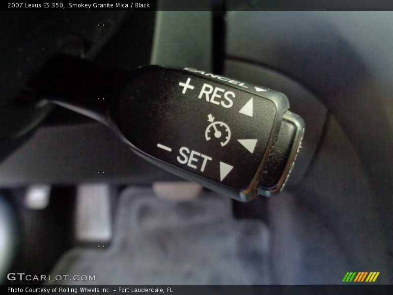 Smokey Granite Mica / Black 2007 Lexus ES 350
