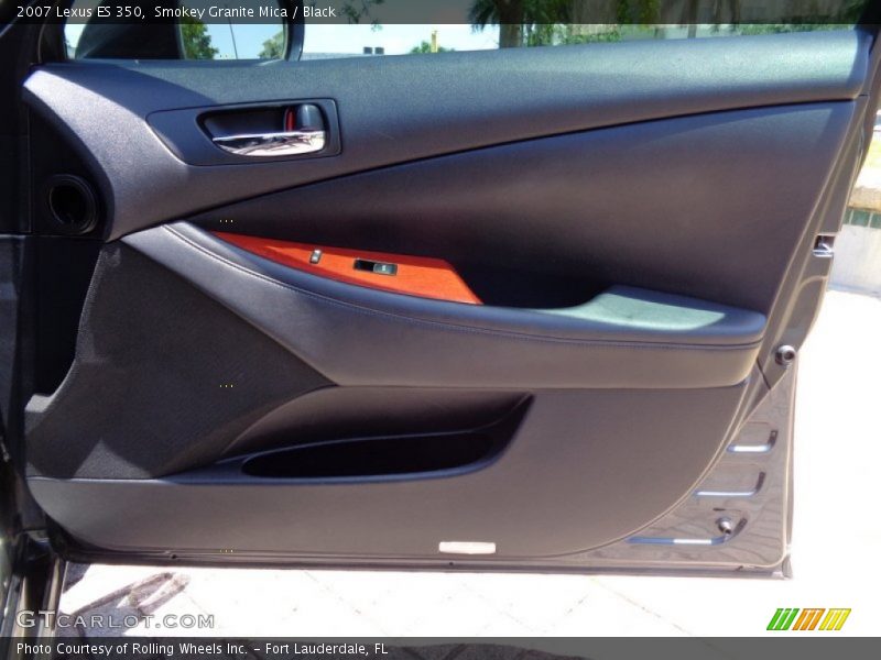 Smokey Granite Mica / Black 2007 Lexus ES 350