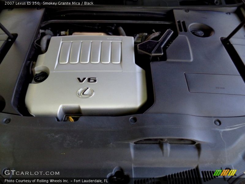 Smokey Granite Mica / Black 2007 Lexus ES 350