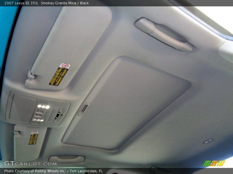 Smokey Granite Mica / Black 2007 Lexus ES 350