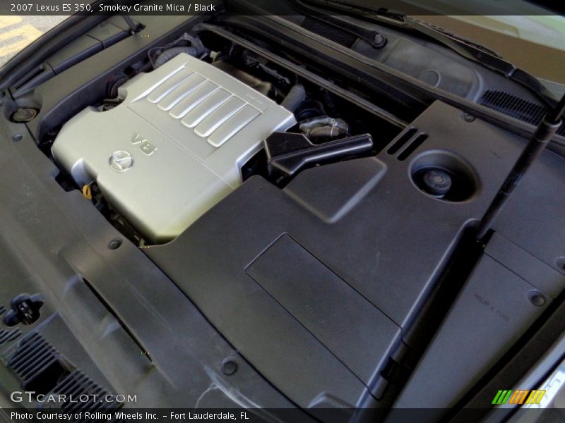 Smokey Granite Mica / Black 2007 Lexus ES 350