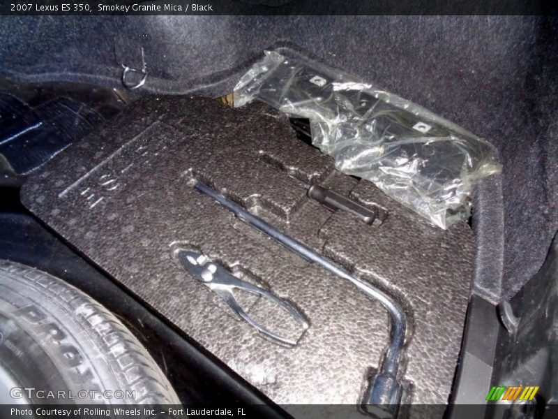 Smokey Granite Mica / Black 2007 Lexus ES 350