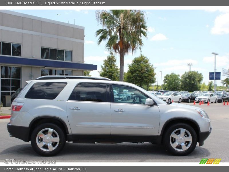 Liquid Silver Metallic / Light Titanium 2008 GMC Acadia SLT