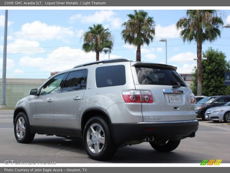 Liquid Silver Metallic / Light Titanium 2008 GMC Acadia SLT