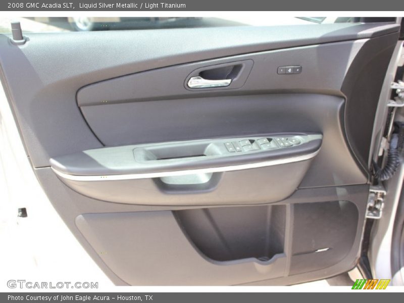 Liquid Silver Metallic / Light Titanium 2008 GMC Acadia SLT