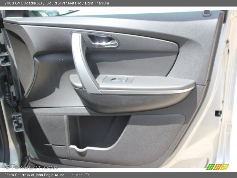 Liquid Silver Metallic / Light Titanium 2008 GMC Acadia SLT
