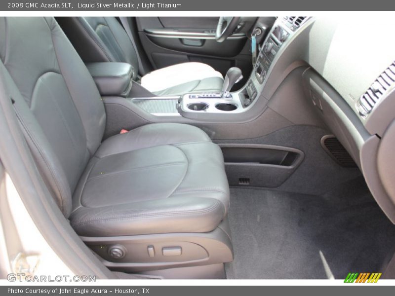 Liquid Silver Metallic / Light Titanium 2008 GMC Acadia SLT
