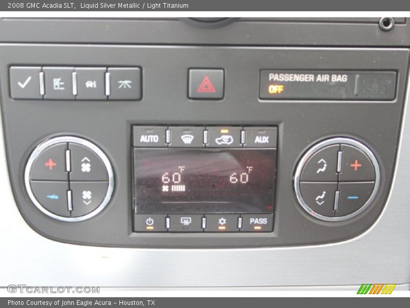 Liquid Silver Metallic / Light Titanium 2008 GMC Acadia SLT