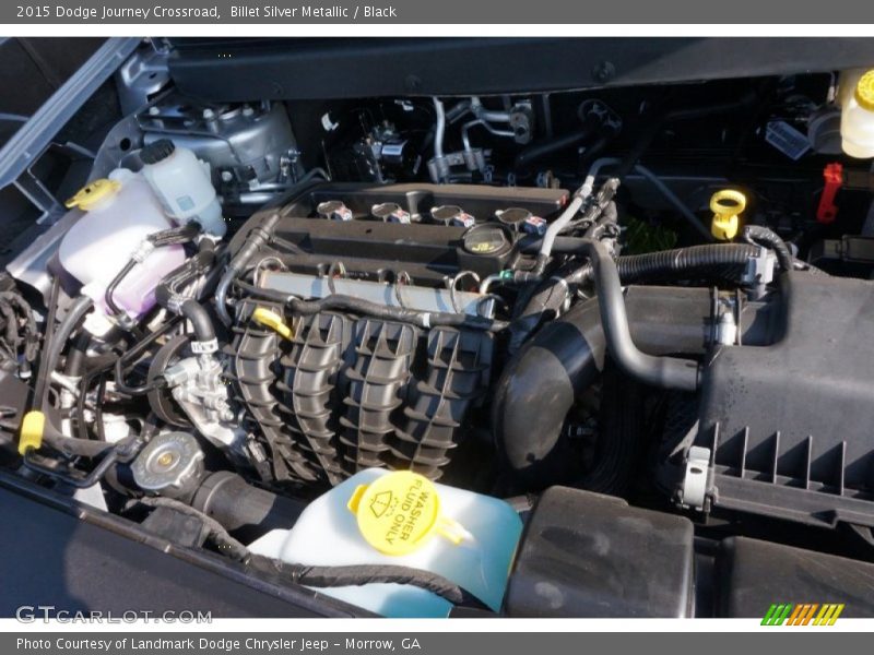 Billet Silver Metallic / Black 2015 Dodge Journey Crossroad