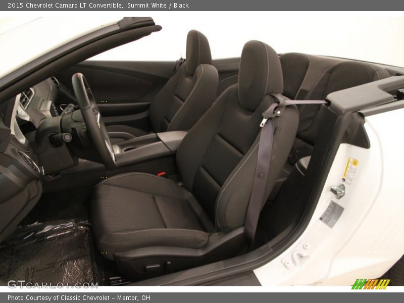  2015 Camaro LT Convertible Black Interior