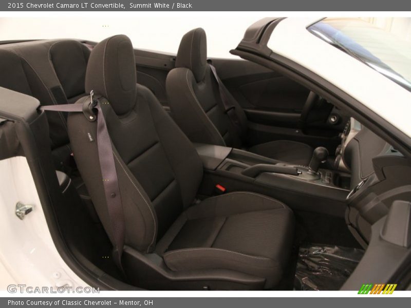 Front Seat of 2015 Camaro LT Convertible