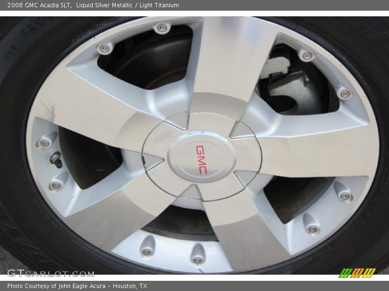 Liquid Silver Metallic / Light Titanium 2008 GMC Acadia SLT