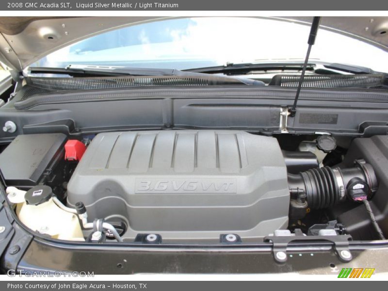 Liquid Silver Metallic / Light Titanium 2008 GMC Acadia SLT