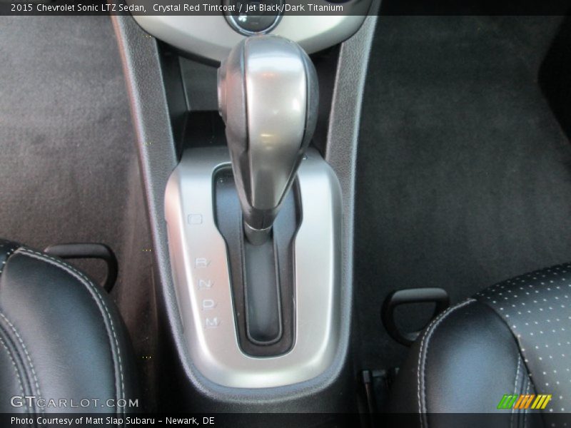 Crystal Red Tintcoat / Jet Black/Dark Titanium 2015 Chevrolet Sonic LTZ Sedan