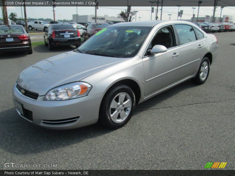 Silverstone Metallic / Gray 2008 Chevrolet Impala LT