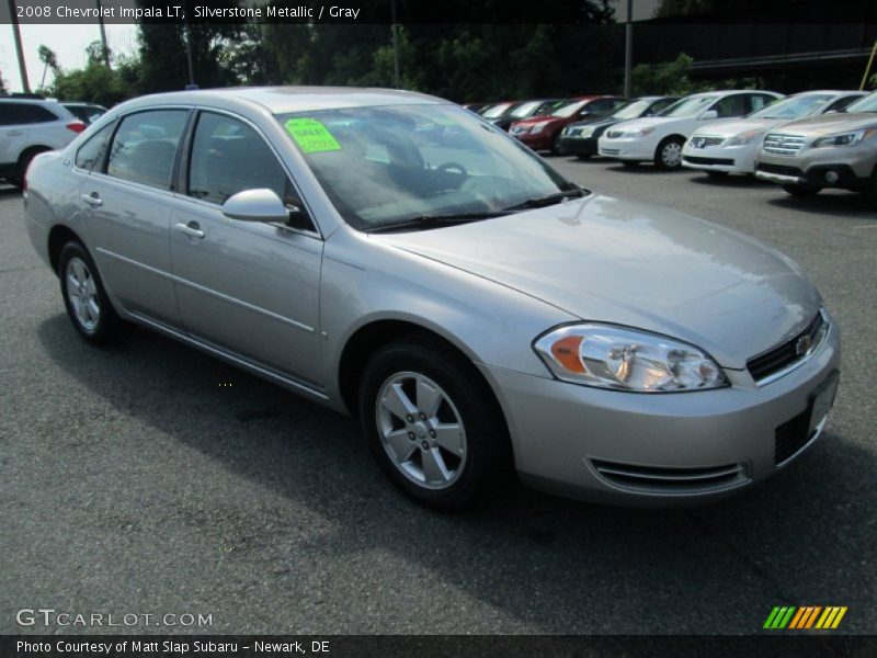 Silverstone Metallic / Gray 2008 Chevrolet Impala LT