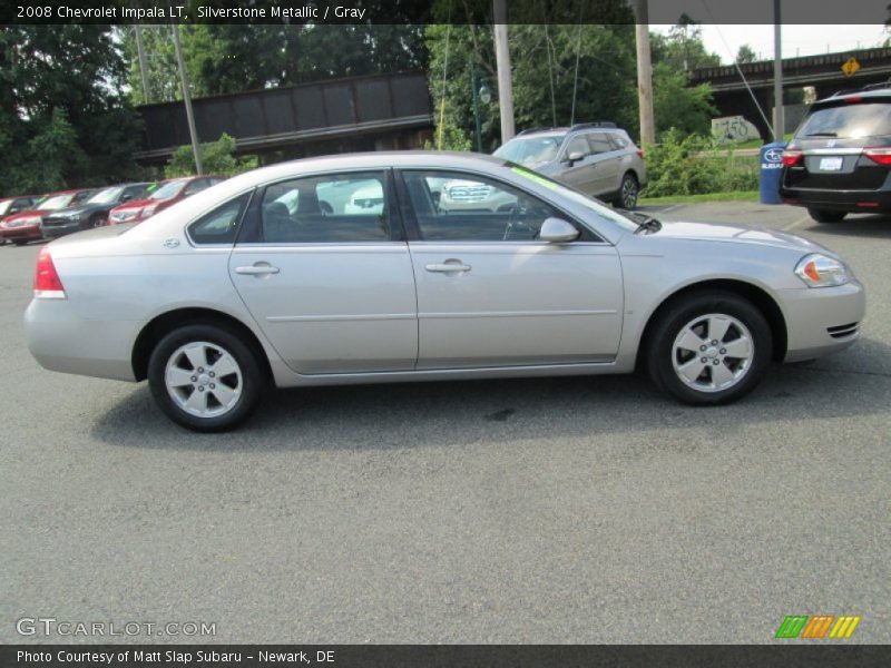 Silverstone Metallic / Gray 2008 Chevrolet Impala LT