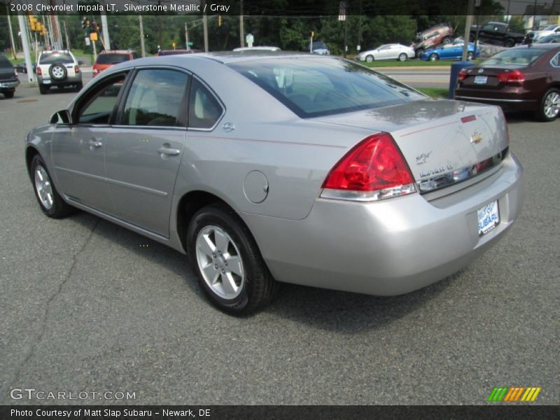 Silverstone Metallic / Gray 2008 Chevrolet Impala LT