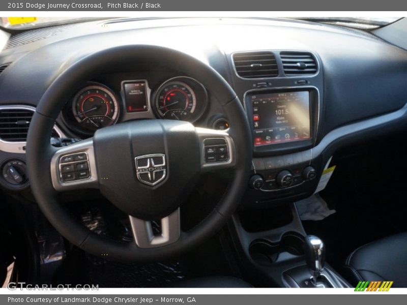 Pitch Black / Black 2015 Dodge Journey Crossroad