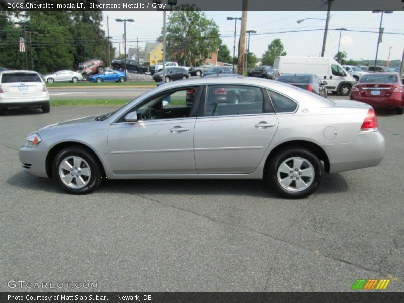 Silverstone Metallic / Gray 2008 Chevrolet Impala LT