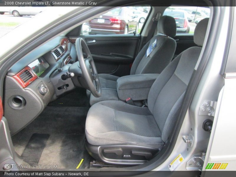 Silverstone Metallic / Gray 2008 Chevrolet Impala LT